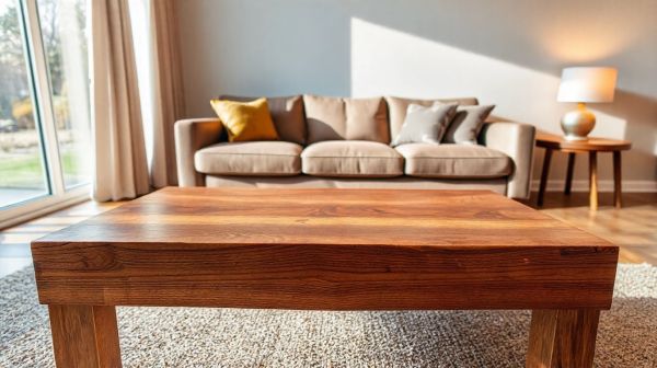 Découvrez des tables basses en bois alliant style et bien-être